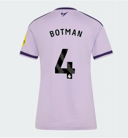Newcastle United Sven Botman #4 Kolmaspaita Naisten 2026-27 Lyhythihainen Newcastle United Sven Botman #4 Kolmaspaita Naisten 2026-27 Lyhythihainen